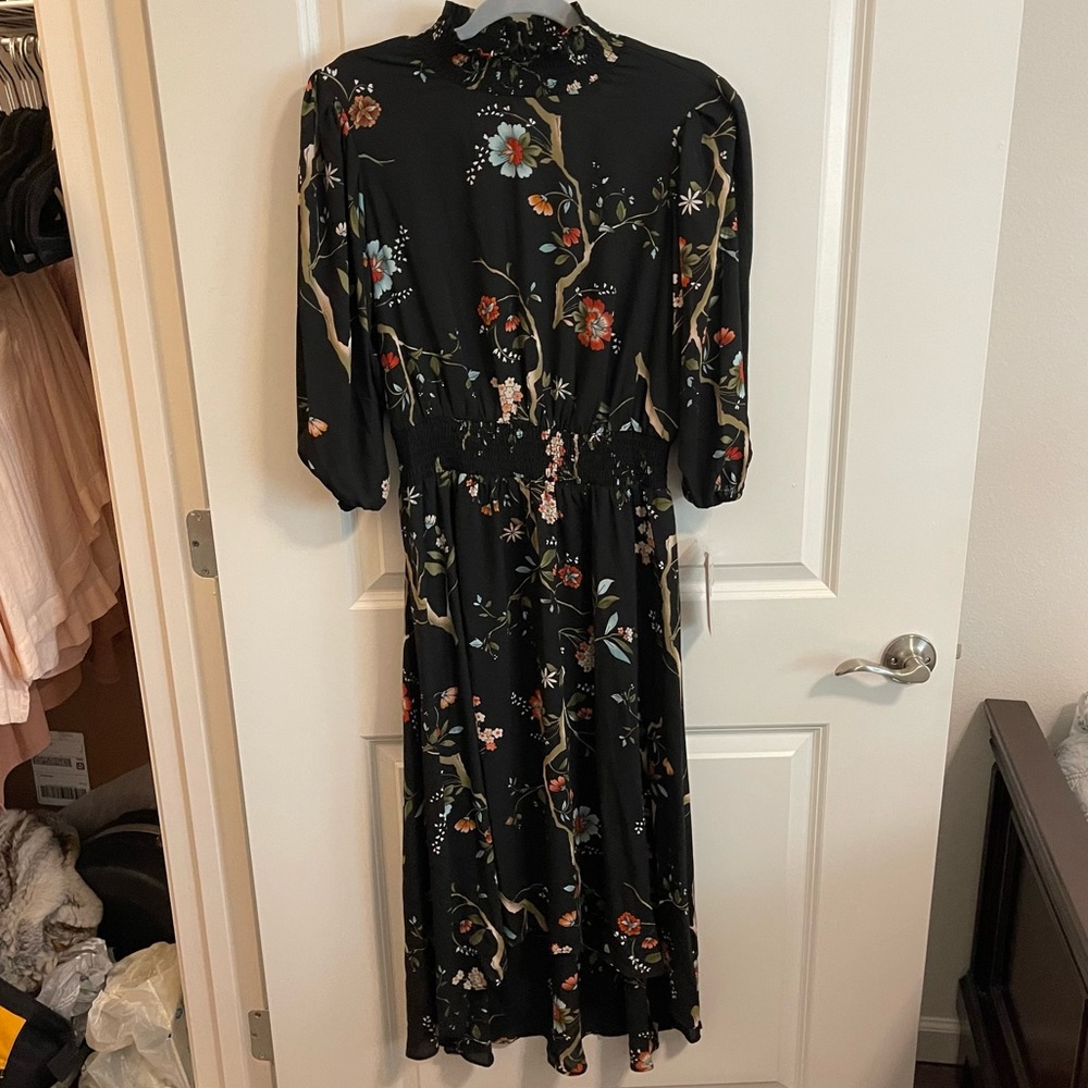 Black Floral Maxi